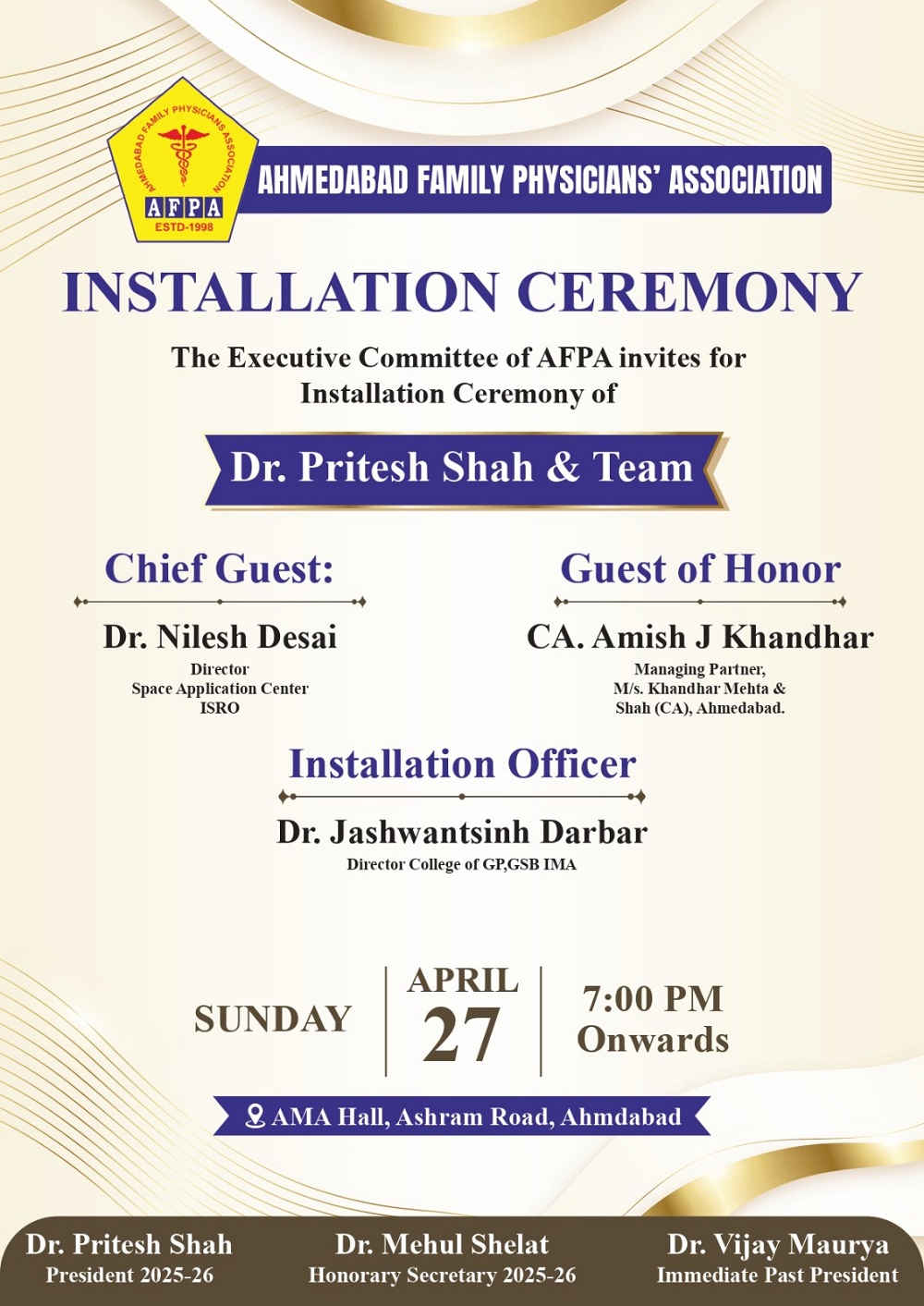AFPA Installation Ceremony 2025